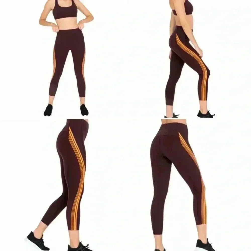 SPANX Every.Wear Contour Stripe 7/8 Leggings size S